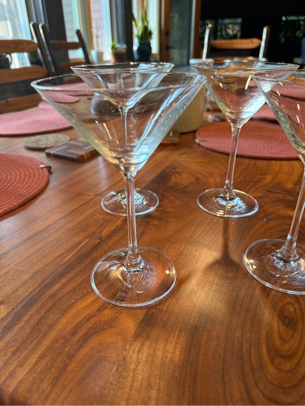 Rosenthal diVino Crystal Cocktail Martini Glasses set of 4 Classic Elegant Style
